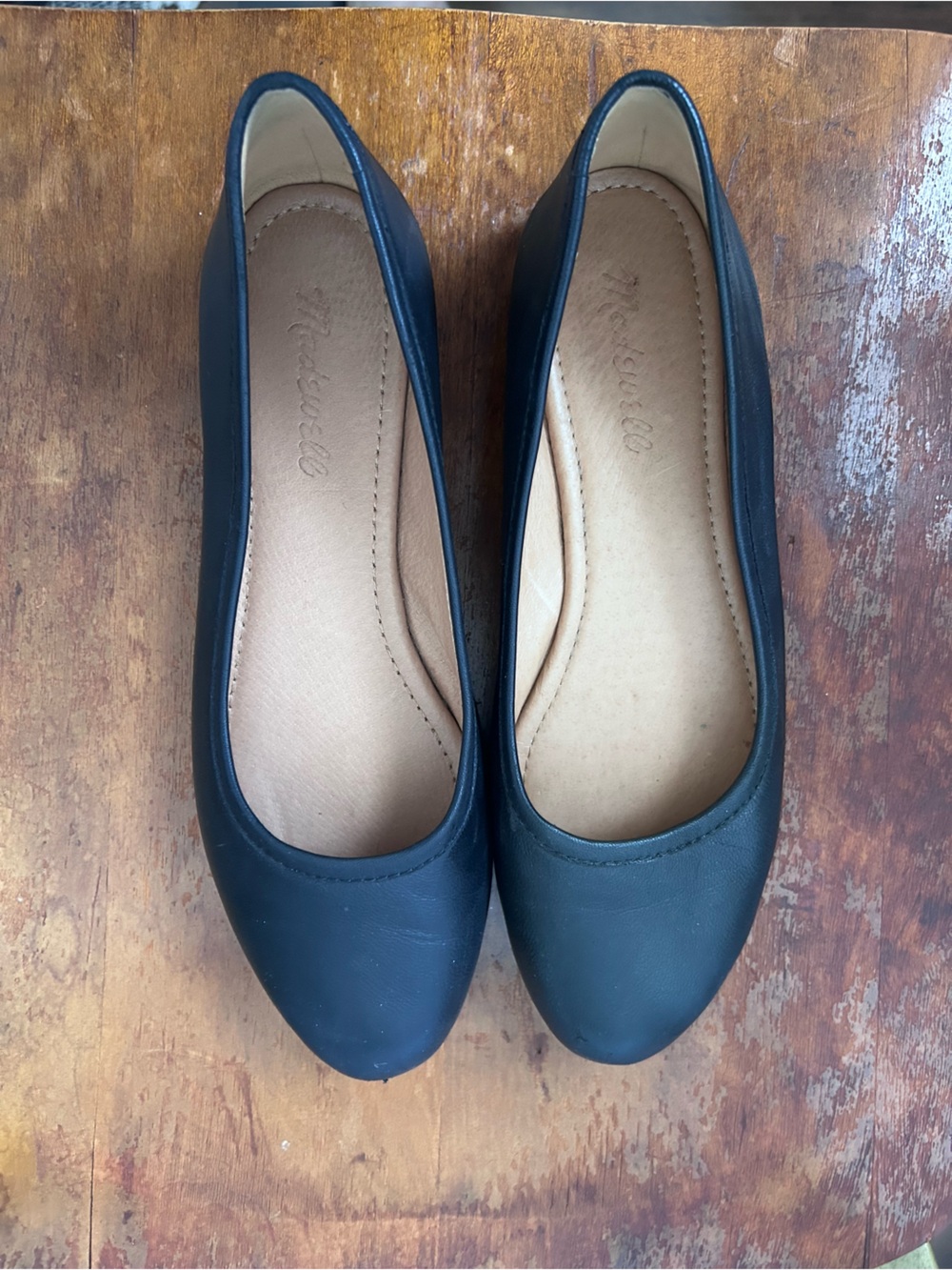 Madewell Black Classic Ballet Flats size 7